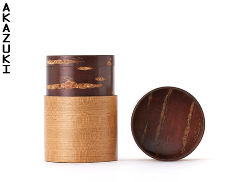 Cherry wood Tea canister